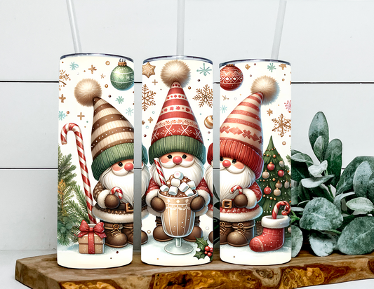 Hot Cocoa Trio Santa Gnomes