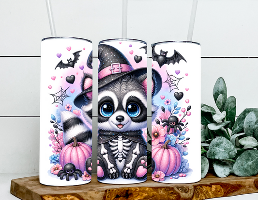 Lanette Halloween Skeleton Raccoon