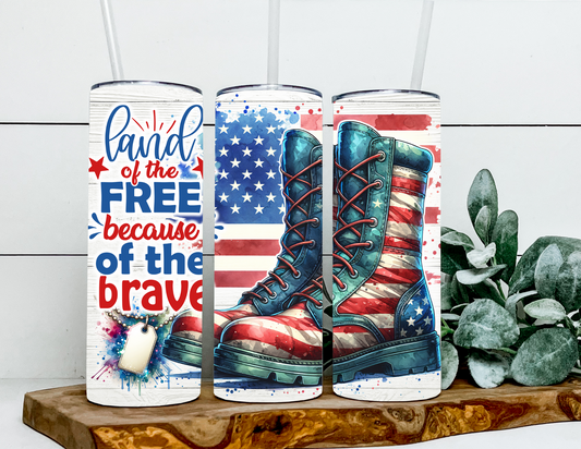 Land Of The Free Because Of The Brave Boots