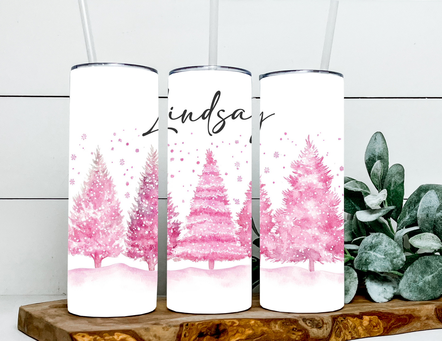 Pink Christmas Trees