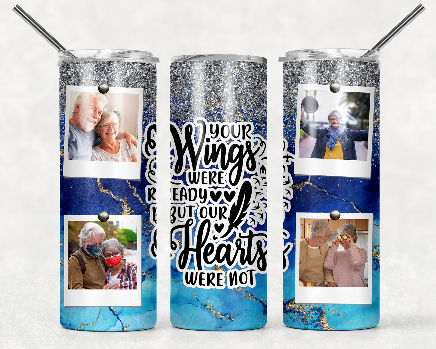 Your Wings Photo Tumbler