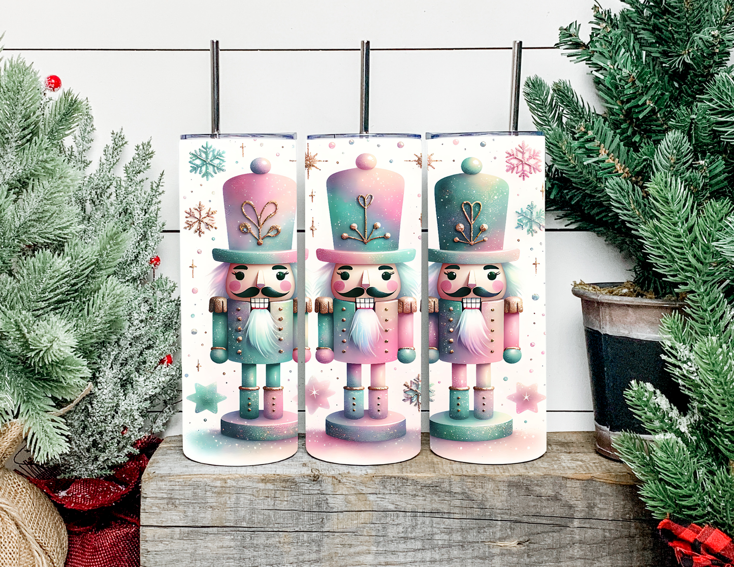 Pastel Nutcrackers