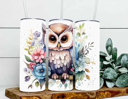 Sage the Floral Owl