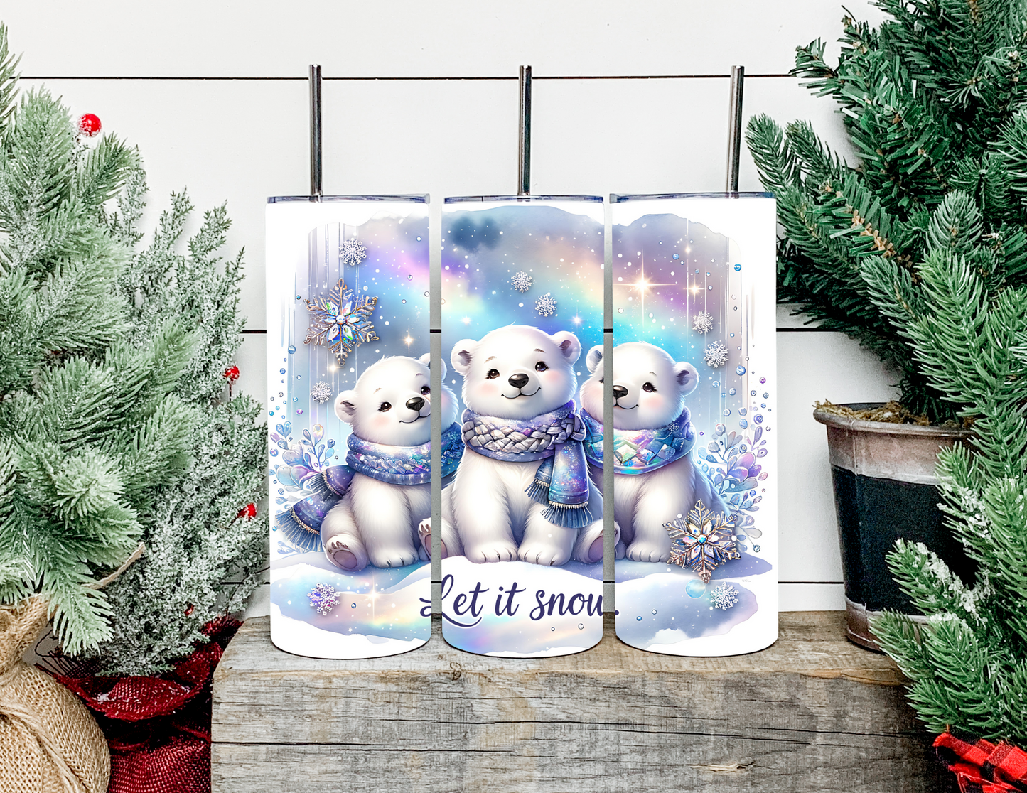 Kira, Kylee & Kailey the Let It Snow Polar Bears