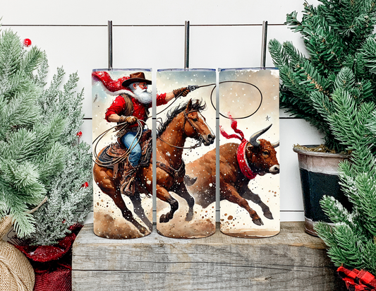 Ropin' Santa