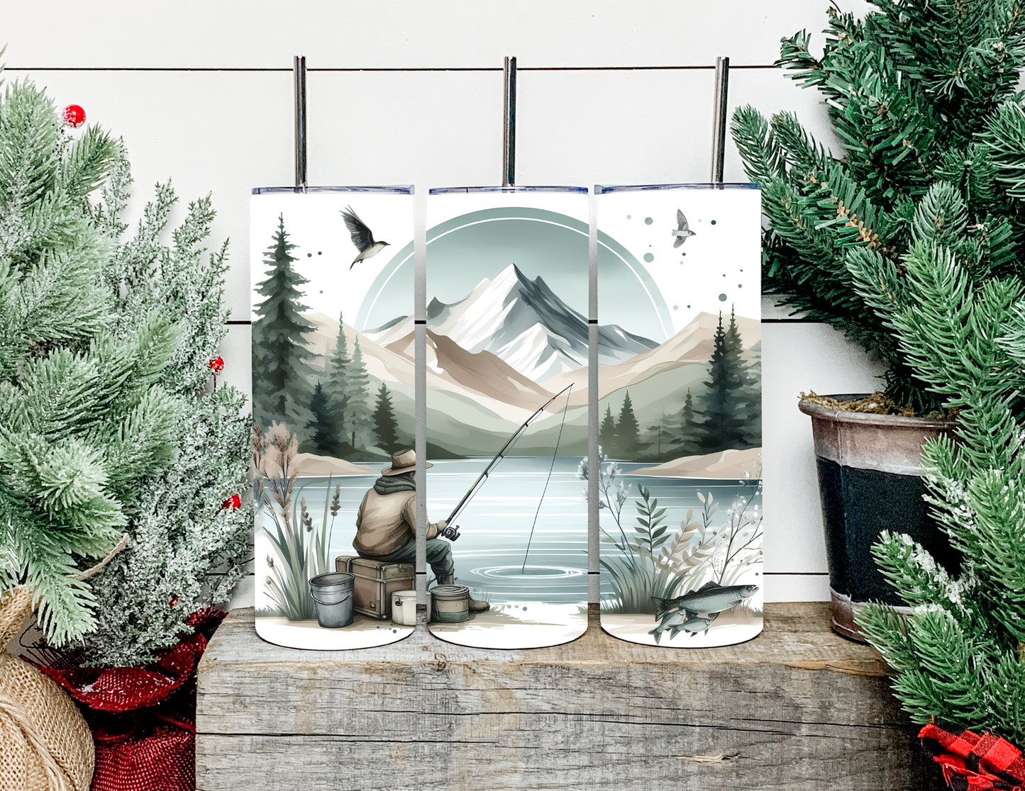 Winter Fisherman