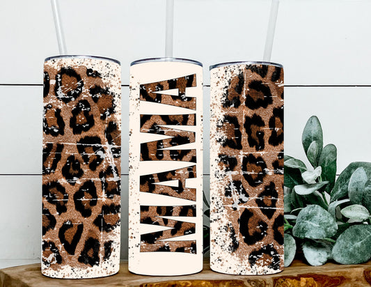 Mama Leopard Distressed