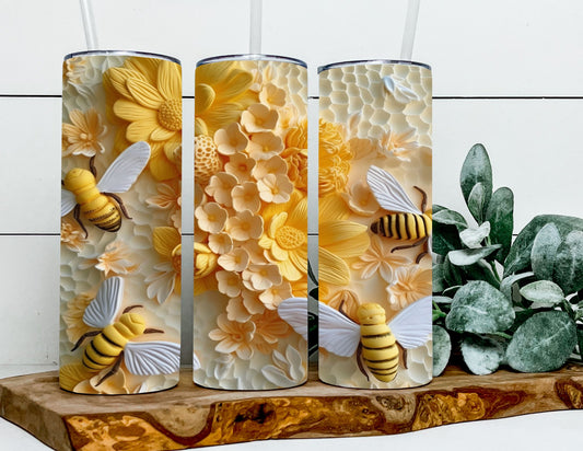 3D Bees and Honeycombs