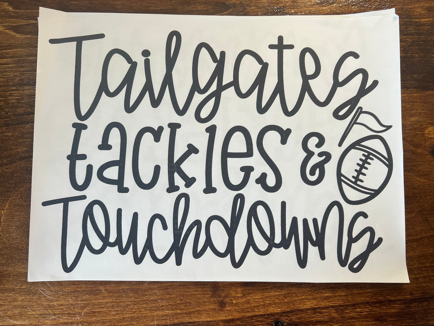 Tailgates Tackles and Touchdowns D4