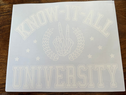 Know it All University C2