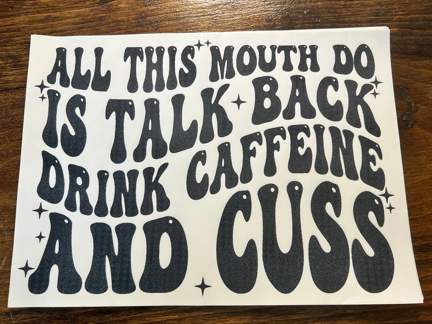 Talk Back, Drink Caffeine, And Cuss C3