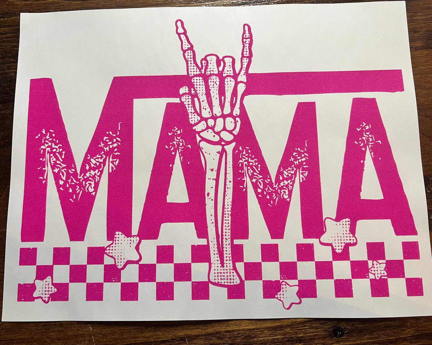 Mama Hot Pink Skelly A9