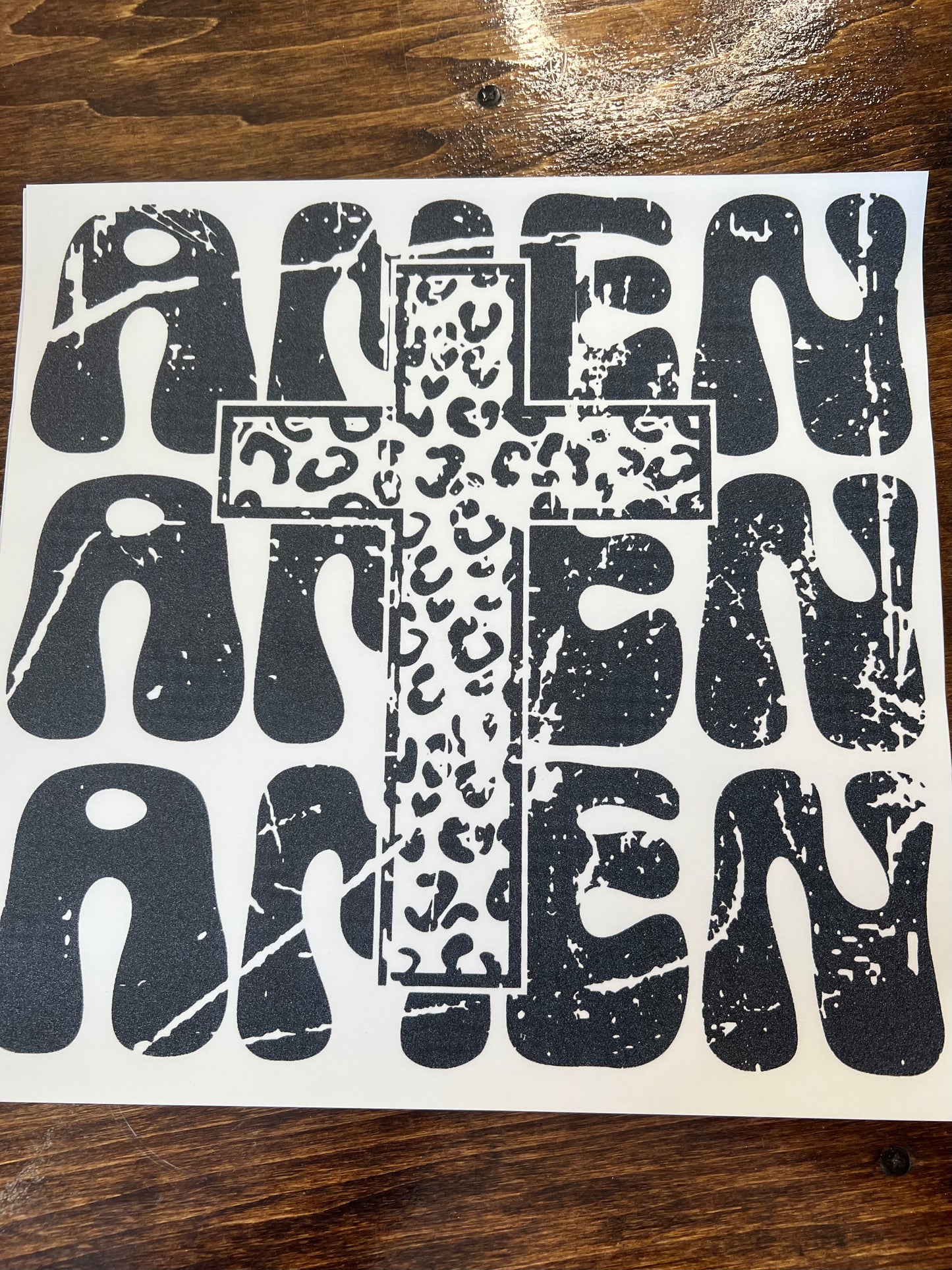 Amen Leopard Cross B8