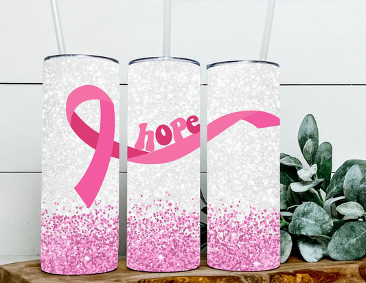 Hope Breast Cancer Ribbon