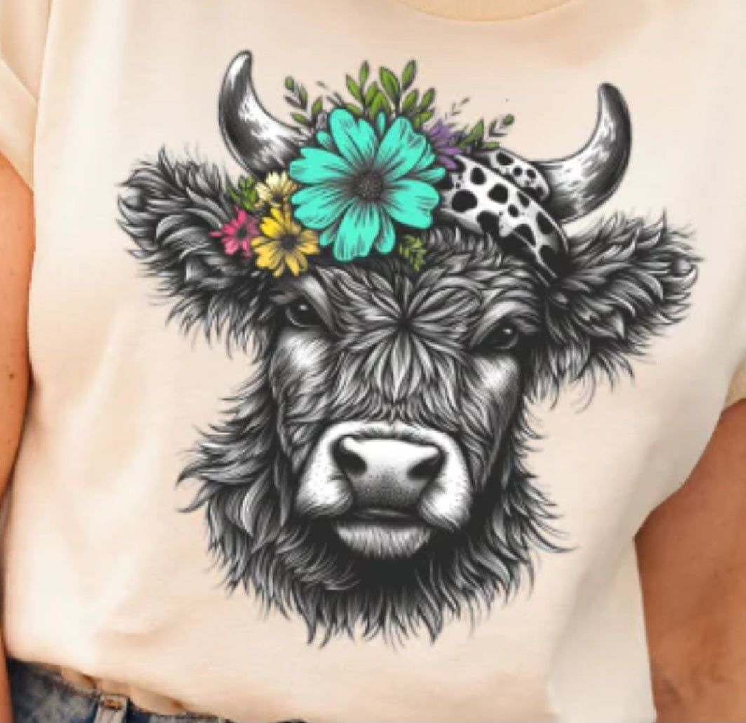 Floral Cow C2