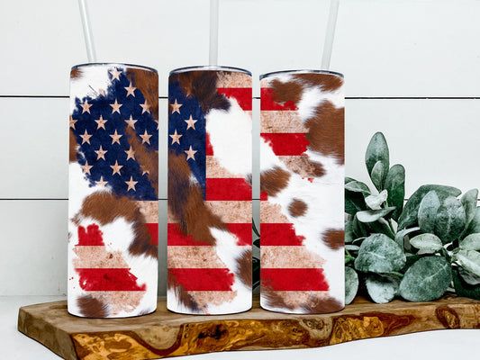 Patriotic Cowhide