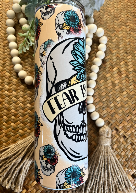 Fear Is A Liar Skull Floral