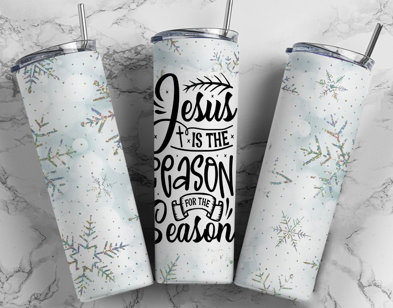 Jesus Is The Reason For The Season Snowflakes