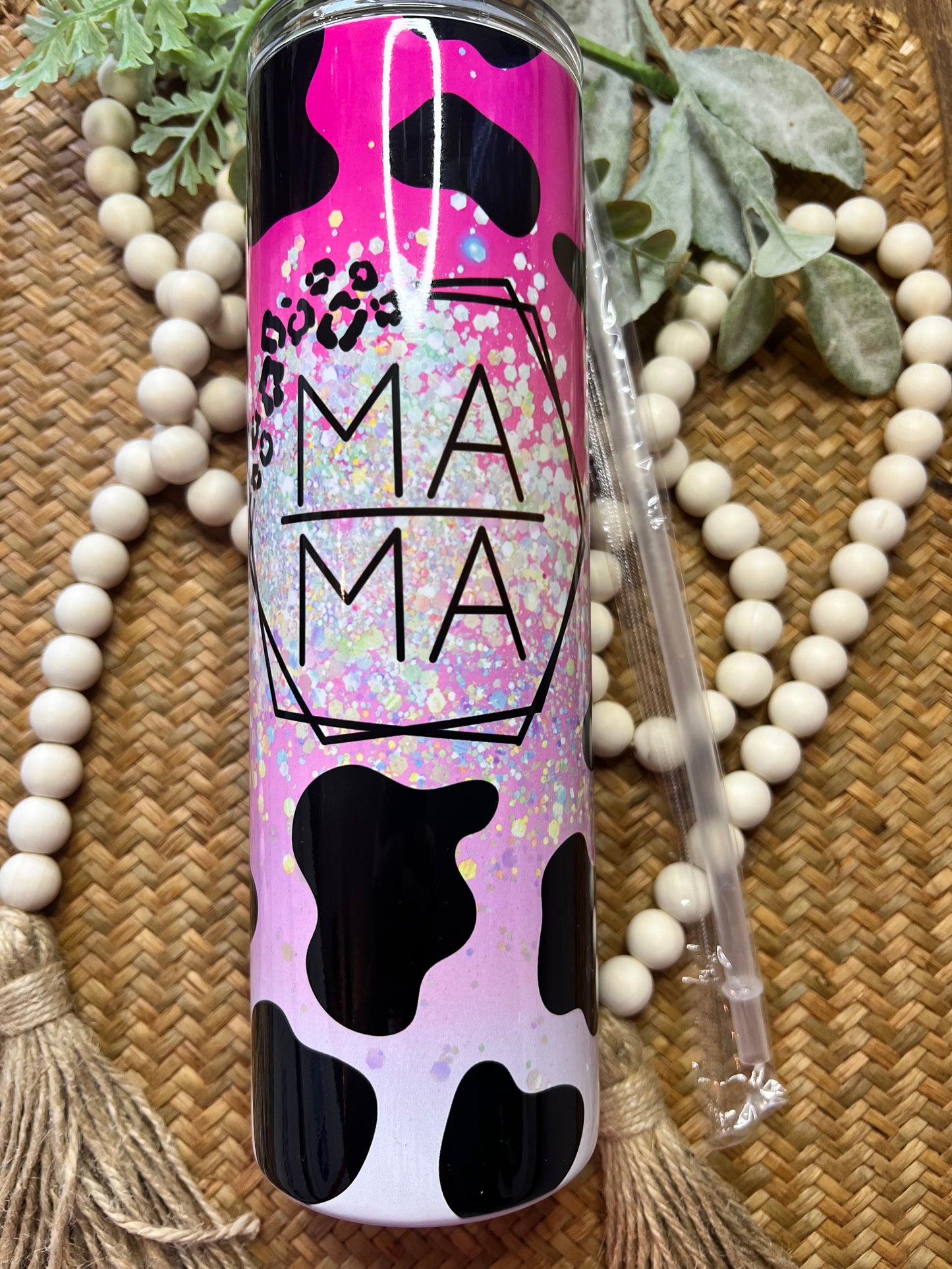 Mama Cowprint Fade