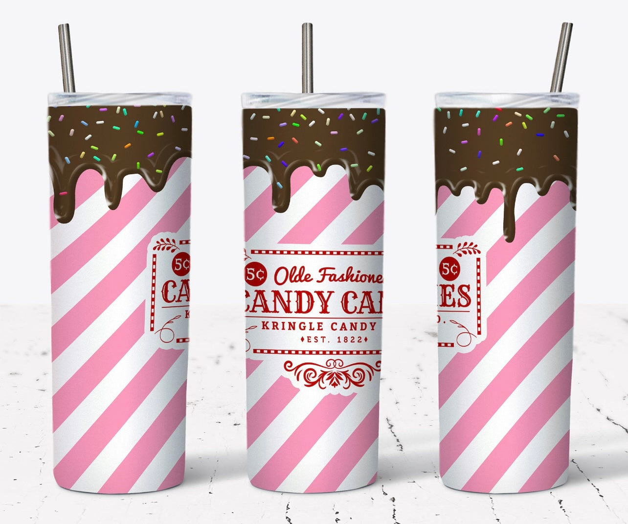 Old Fashioned Candy Canes Tumbler