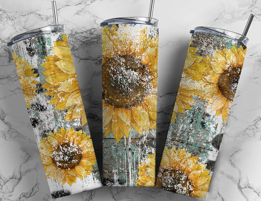 Weathered Sunflowers